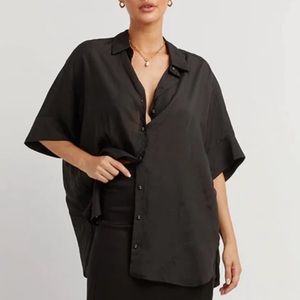 DISSH oversized button down shirt